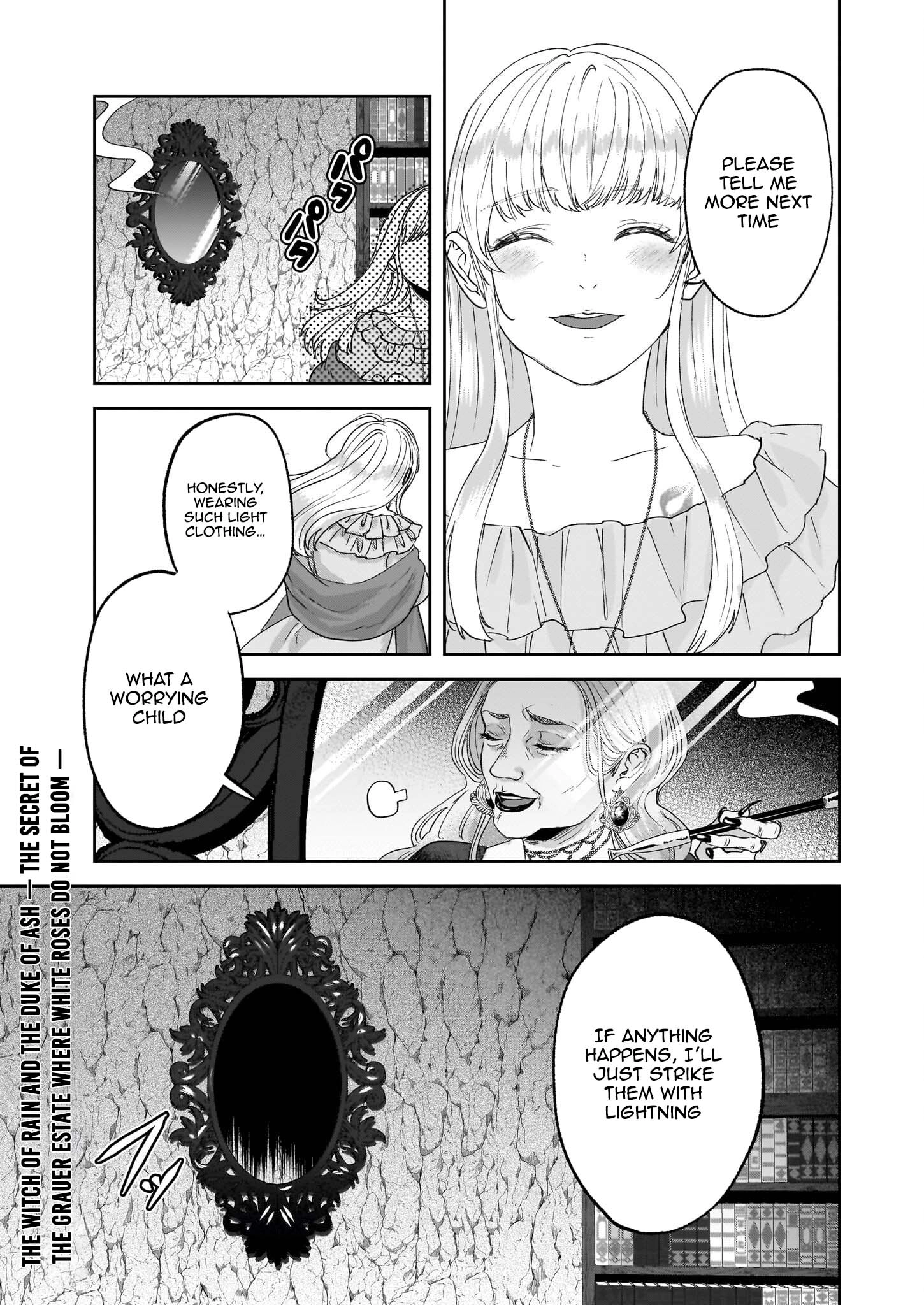 The Rain Witch and the Ashen Duke — The Secret of Grauore Manor Where White Roses Never Bloom. Chapter 5 Page 33